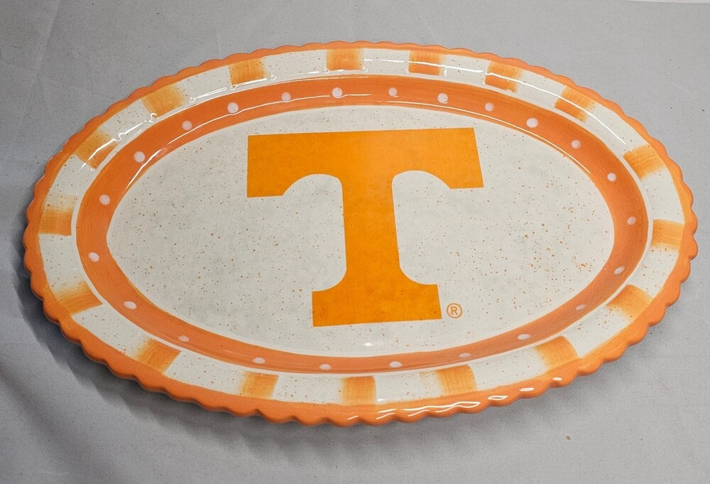 Tennessee Volunteers UT Serving Platter 14" The Memory Company 2007 NCAA Vols